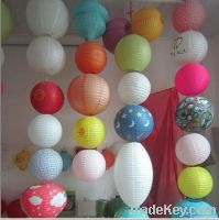 Yiwu Factory directly sale cheap Chinese round paper lanterns wholesal