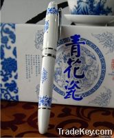 Blue And White Porcelain Pen