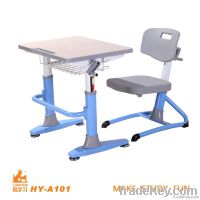 Adjustable kids study table and chair