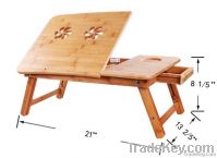 bamboo computer table