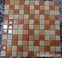 Swimming pool glass mosaic tile