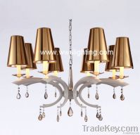 Modern Iron crystal chandelier-crystal pendant lamp-project light