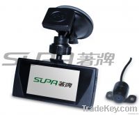 HD Touch Screen Car DVR with External Camera and G-Sensor(sp-809)