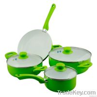 7PCS Aluminum Ceramic Cookware Sets