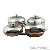 8 PCS Aluminium Non-stick Cookware Set