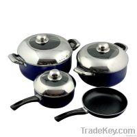 7 PCS Aluminium Non-stick Cookware Set