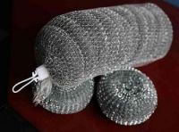 12PK 20g Stainless Galvanized Steel Scourer In Net Bag