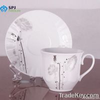 porcelain tea cup and saucer