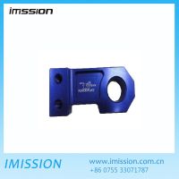 Aluminum CNC milling machining part with blue anodized 