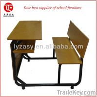 School desk and bench