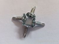 blue white zinc plated-modified truss head self-drilling screw