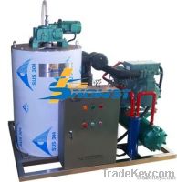 Seawater flake ice machine on boat