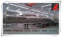 3 axle kerosene aluminum tank truck with CCC/ISO certificate