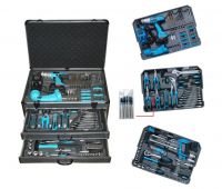 206PCS With ABS Gray Case Hand