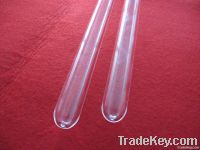 Clear Domed Quartz Tube