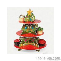 Customized cheap cardboard cake stand for retail shop