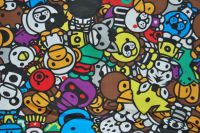 new printed pongee fabric forwinter jacket