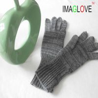 100% Cashmere Knitted Liner,leather Glove