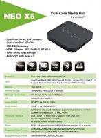 MINIX NEO X5 RK3066 Dual Core Cortex A9 1G/16G Google Smart Android TV Box 1080P Wifi Bluetooth RJ45 USB HDMI IPTV