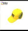 Yellow Sample Free 6 Panel Baseball Caps
