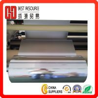 Metallized Aluminum Pet Film Silver Metalized Thermal Laminating Film