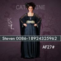 Black Velvet Jalabiya Bat Sleeve Kaftan