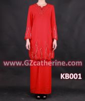 Latest Fashion Long Sleeves Red Beaded