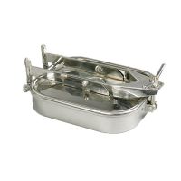 Stainless steel sanitary square manhole cover