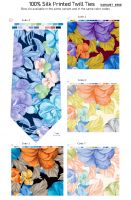 100% Italian Pure Silk Tie For
