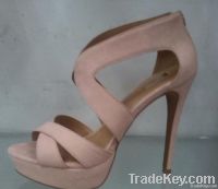 women high heel sandal with platform