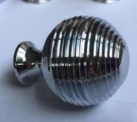 Electroplating Chrome Furniture Knobs Aluminum Drawer