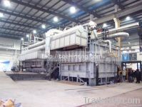 20T -100T Two chambers twins chamber aluminium scrap melting furnace
