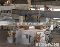 25T-100T Round roof regenerative aluminium melting furnace oil type
