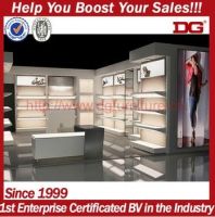Modern Wooden Adjustable Retail Shoe Display