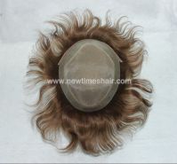 Stock Human Hair Men Toupee