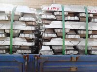 99.7% al ingot factory sale with high pure(85%-99.7)al 6063