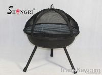 Shengri cast iron bbq with stainless steel grill