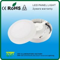 Led panel light with surface mounted 