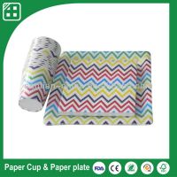wholesale  chevron party  paper napkin cups and plates