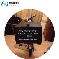 Corrugated plastic correx pizza delivery box for scooter