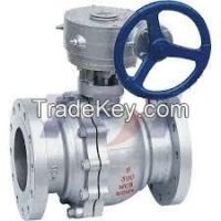 API Cast steel flanged ball valve 