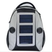 Solar speaker backpack