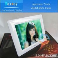 Super nice 7&quot; digital photo frame lcd