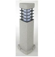 Lawn Lamp In Stone Color Painting
