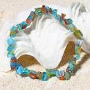 2014 Fashion Colorful Lampworkglass Stretch bracelet