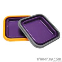 silicone collapsible lunch box