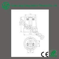 CE approved ceramic lamp holder E27 F519 electric bulb holder