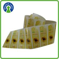 printed logo label shampoo bottle adhesive stickers,waterproof customized shampoo adhesive label