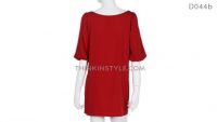 Short Puff Sleeve Dress With Ruffle