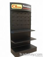 powder tool display stand, metal store display case, hardware display ra